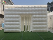 বহিরঙ্গন নেতৃত্বাধীন আলোকসজ্জা inflatable igloo ফ্ল্যাট শীর্ষ সাদা বড় inflatable ক্যাম্পিং তাঁবু বিবাহের পার্টি তাঁবু