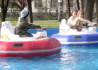 ডবল আসন শিশু Inflatable জল খেলনা পিভিসি কাস্টম অটো বৈদ্যুতিক ড্রাইভ Inflatable নৌকা আপ উড়ে