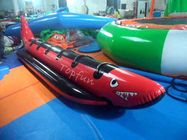 Exciting PlatoTowable Inflatable Red Shark Boat For Water Games With