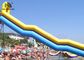 Combo Size PVC Blow Up Single Lane Water Slide Colorful Tube Handrails