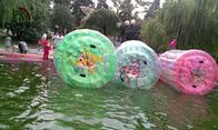 রঙিন Inflatable জল খেলনা, মানব আকার ইনফ্ল্যায়েবল জল রোলের বল